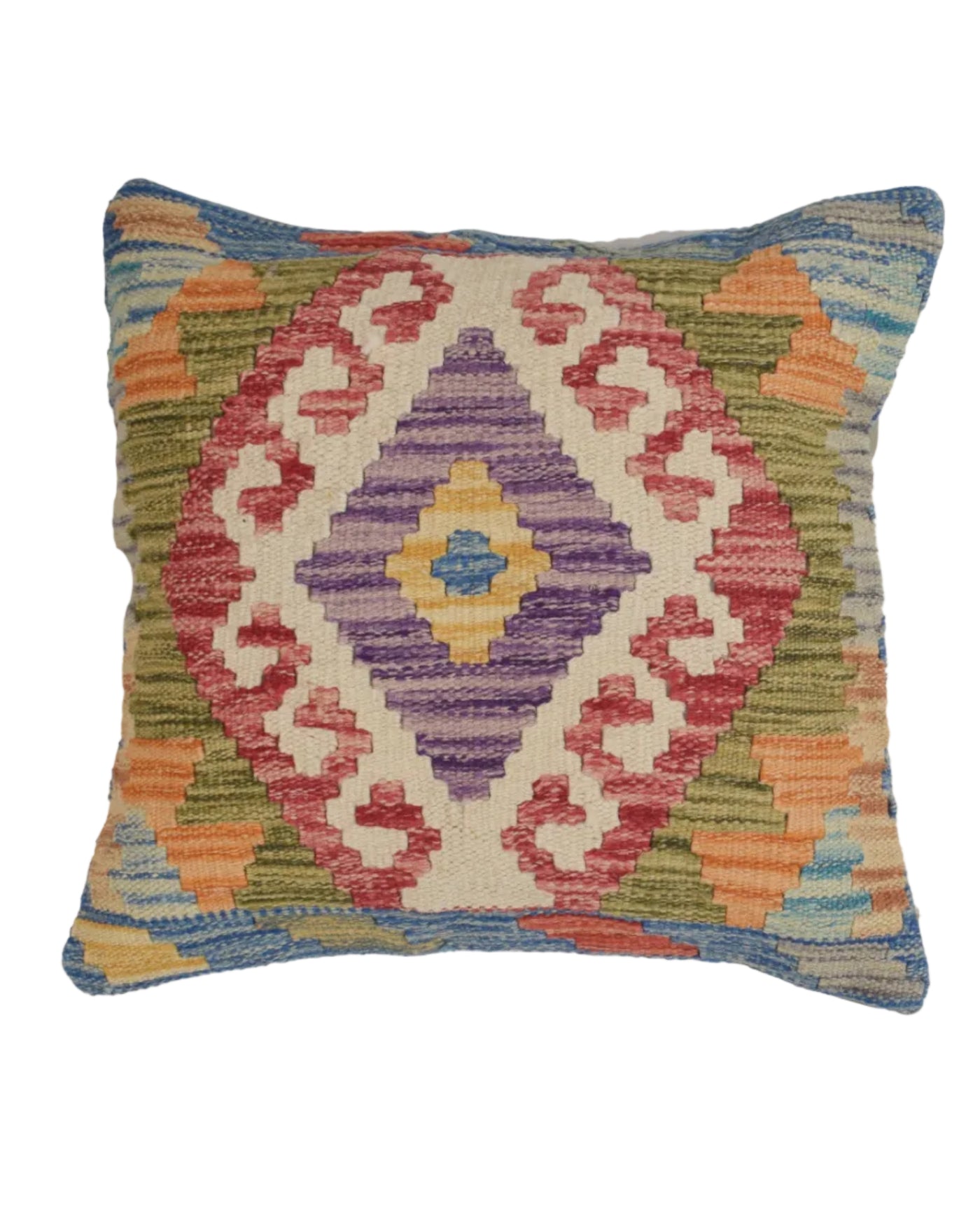 Handloom Wool Carpet Cushion 1.3x1.4 ft