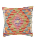Ethnic Wool Accent Pillow 1.3x1.3 ft