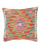 Ethnic Wool Accent Pillow 1.3x1.3 ft
