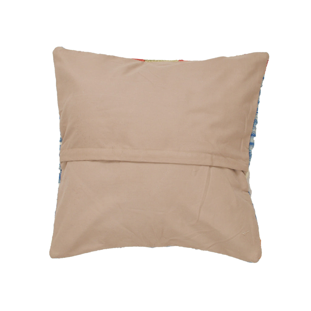 Ethnic Wool Accent Pillow 1.3x1.3 ft