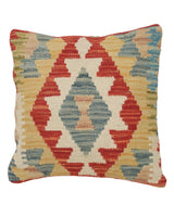 Ethnic Handwoven Wool Cushion 1.1x1.1 ft