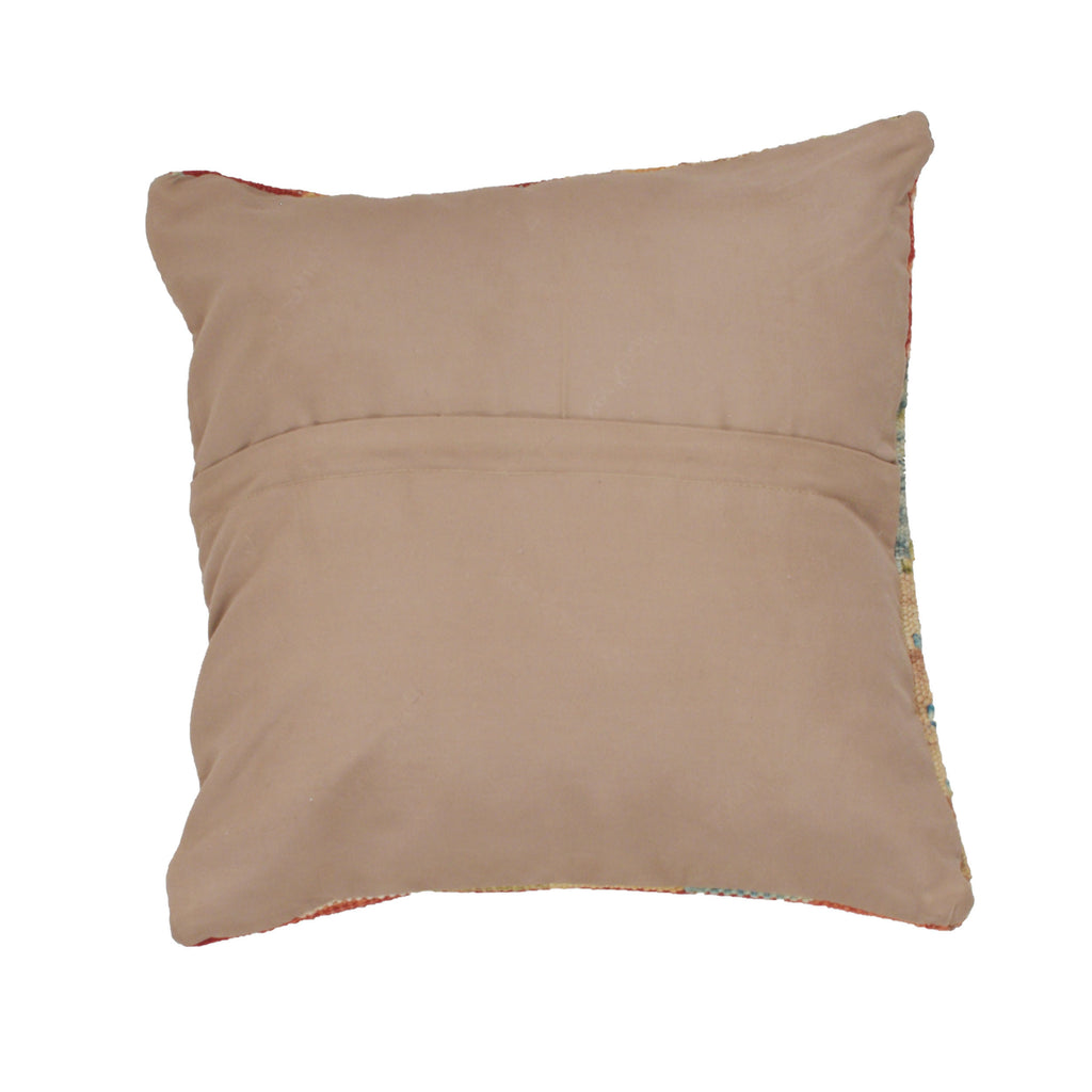 Ethnic Handwoven Wool Cushion 1.1x1.1 ft