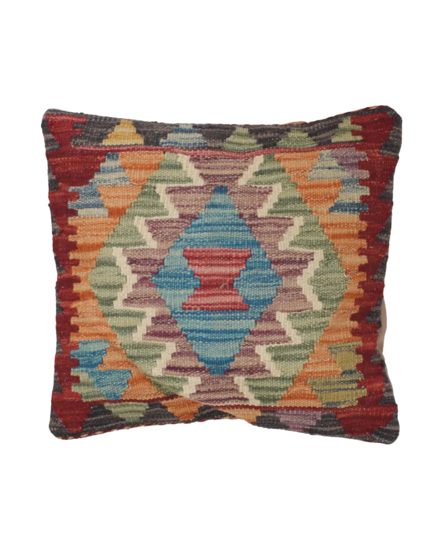 Tribal Wool Carpet Pillow 1.2x1.3 ft