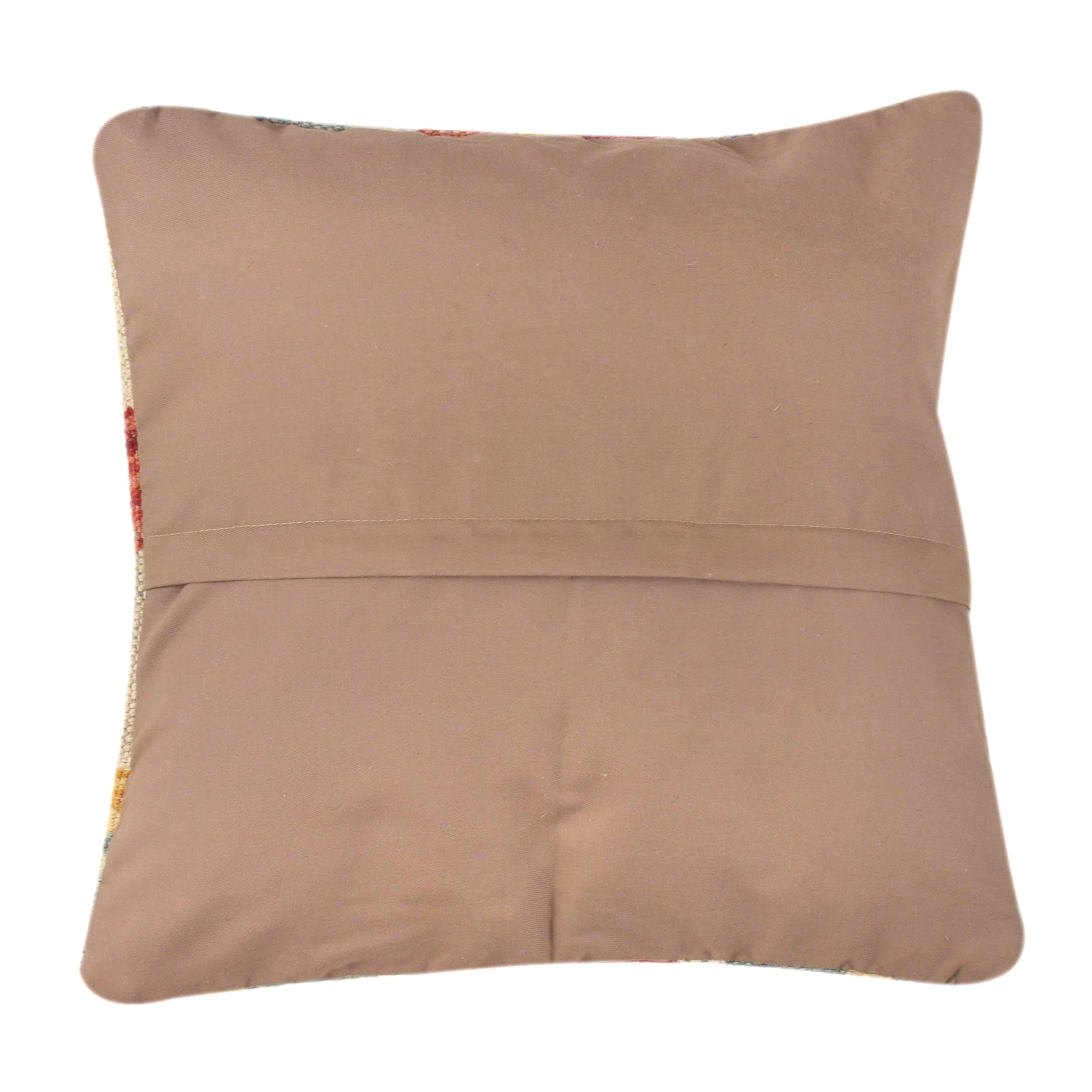 Handcrafted Nomad Carpet Pillow 1.1x1.1 ft