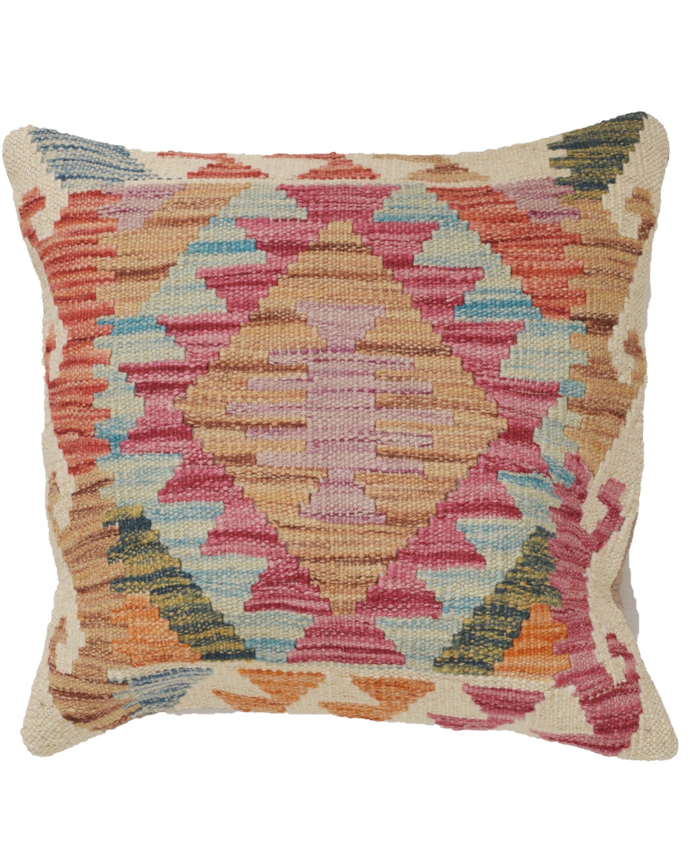 Cultural Afghan Pillow Accent 1.3x1.4 ft