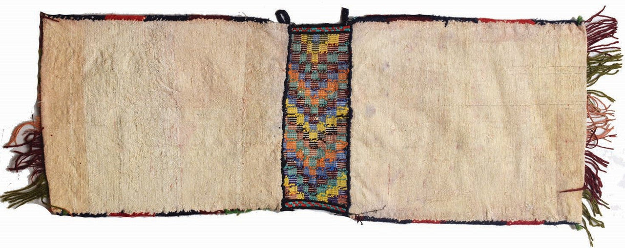 Afghan, Hand Knotted Saddle Bag, Pashtun, Hand-Knotted, 