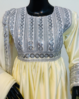 Hand-Embroidered Bridal Dress
