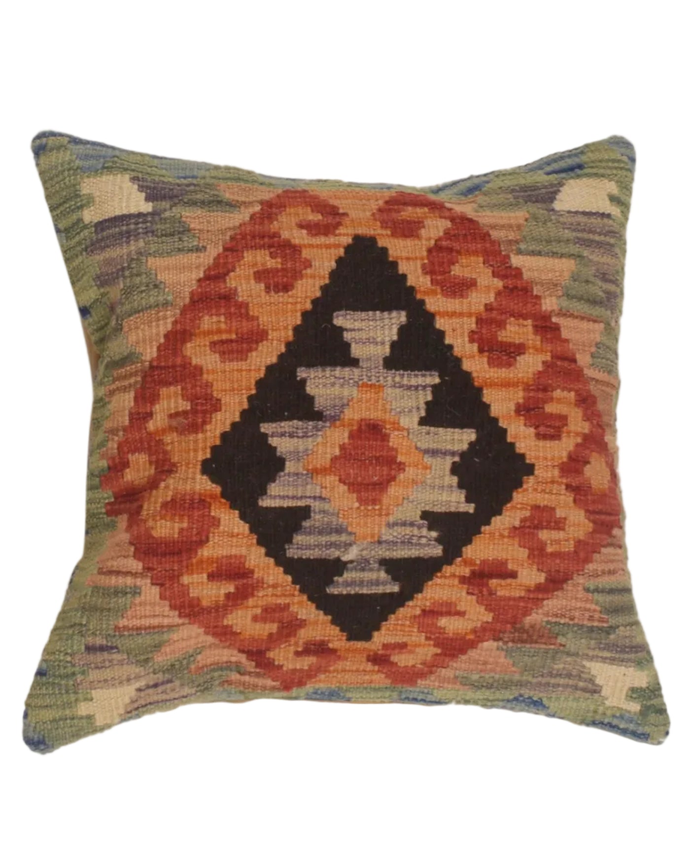 Artisan Afghan Carpet Accent 1.5x1.4 ft