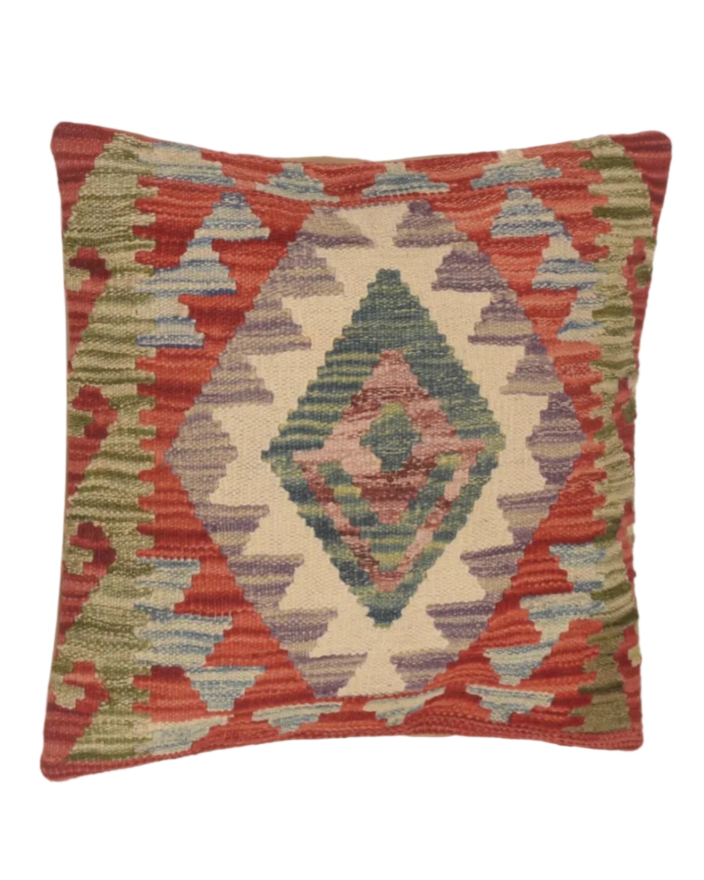 Rustic Nomadic Wool Pillow 1.4x1.5 ft