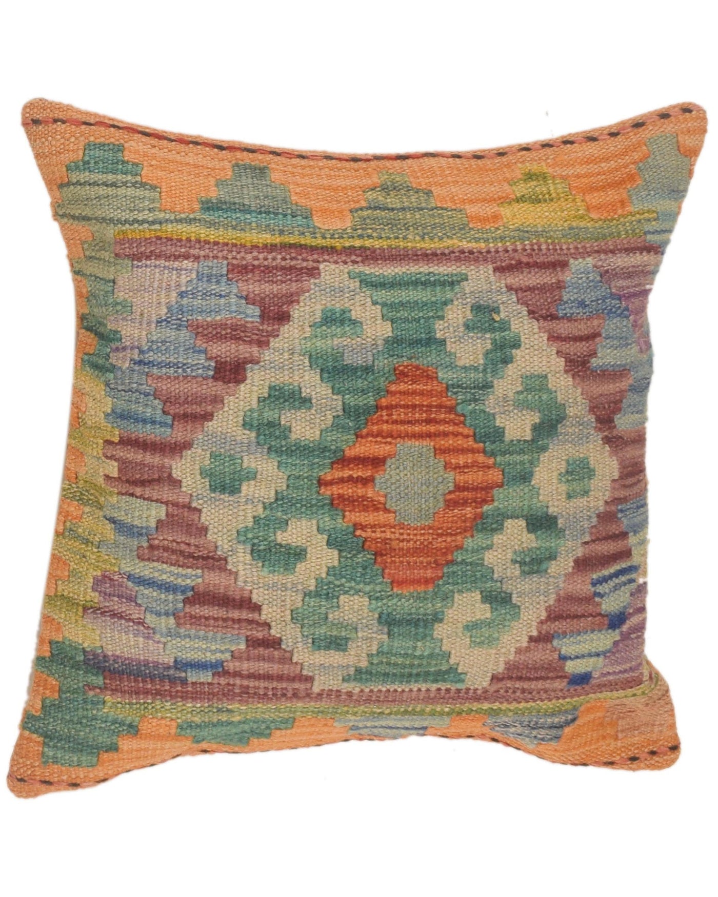 Handcrafted Heritage Carpet Pillow 1.5x1.4 ft