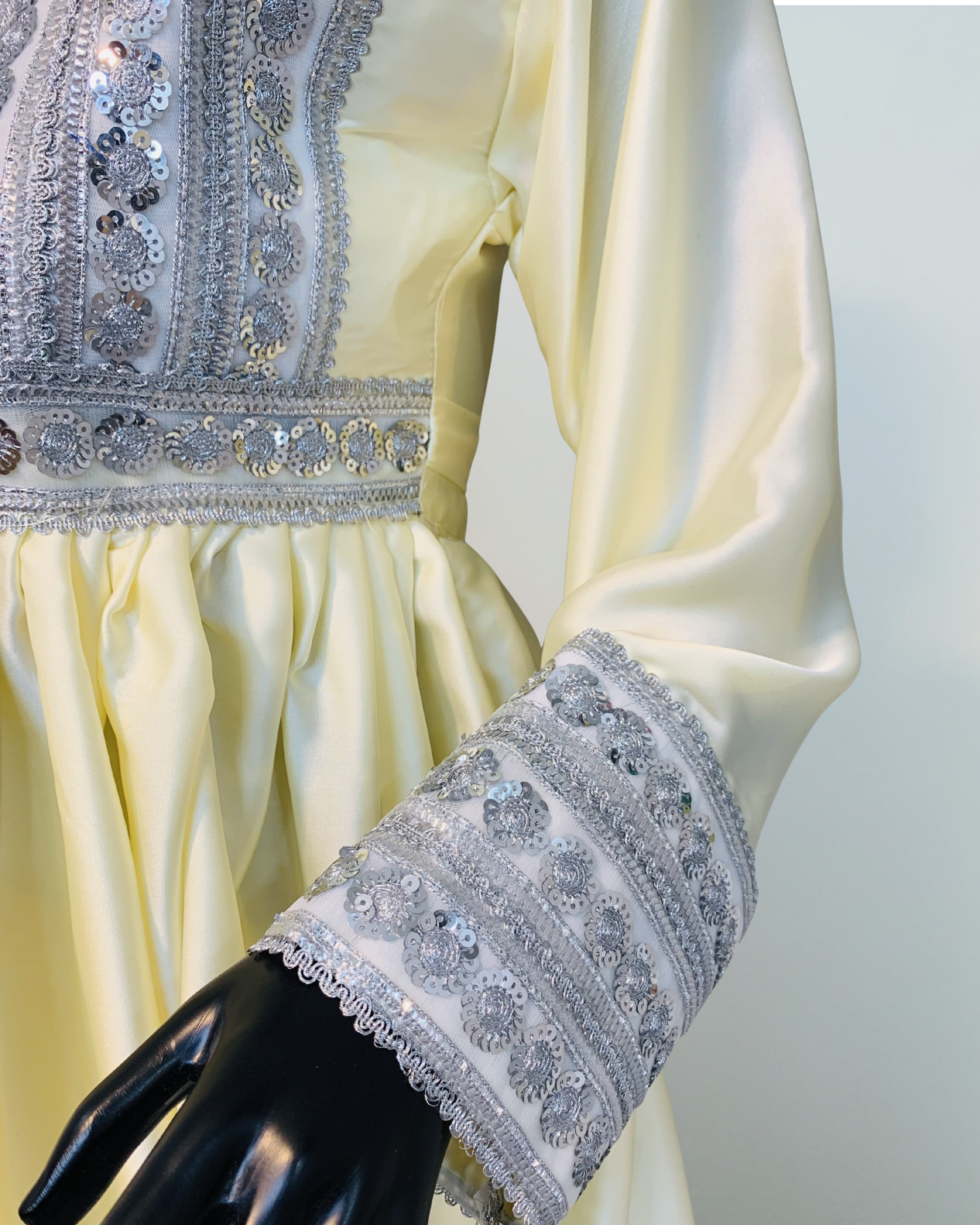 Hand-Embroidered Bridal Dress