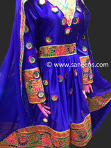 Afghan Bridesmaid High low style Dress