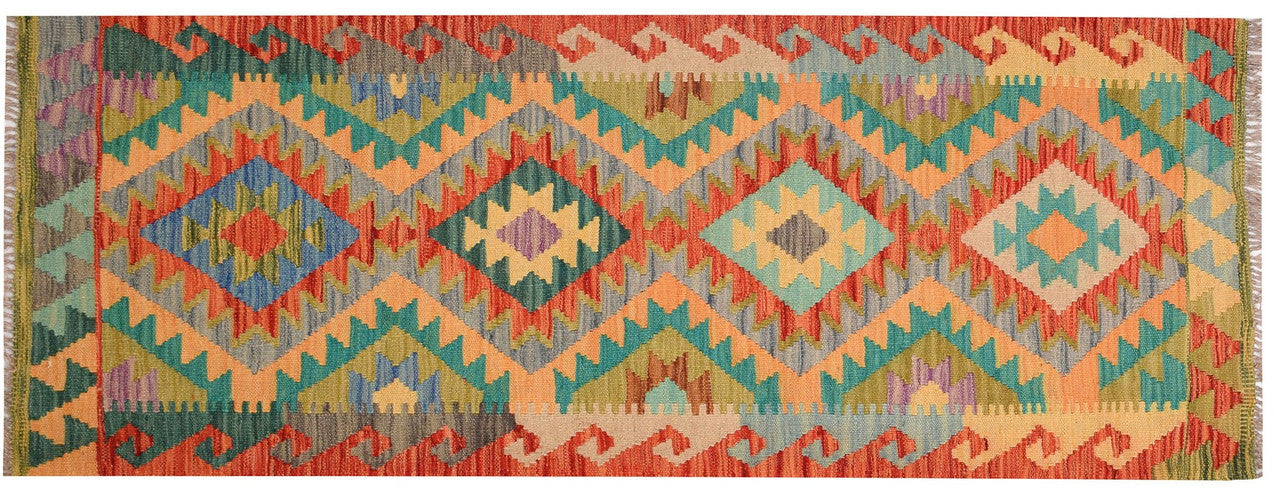 Afghan handcrafted rug, Afghan tribal design rug, handmade Afghan runner, Afghan rug hallway