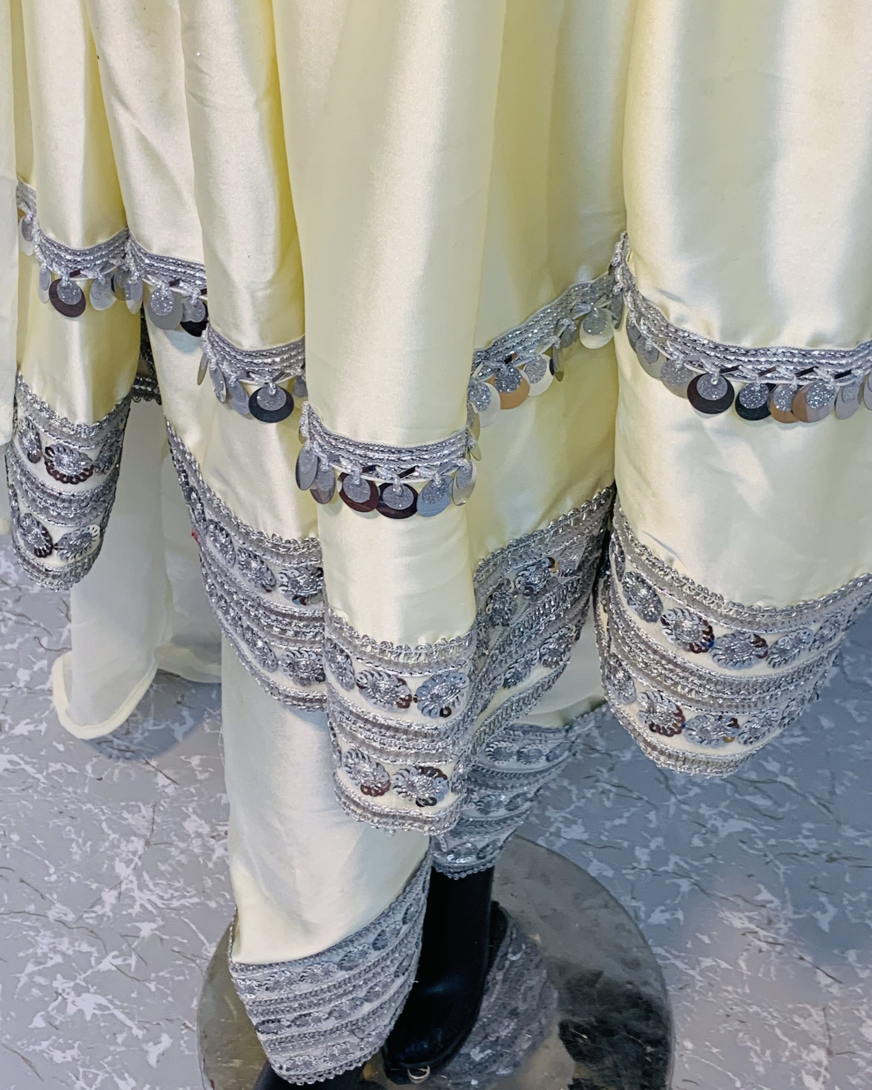 Hand-Embroidered Bridal Dress