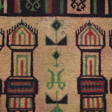 Prayer Rug Handmade Afghan Craft 4.7x3.1 ft