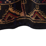 Prayer Rug Handmade Afghan Craft 4.7x3.1 ft