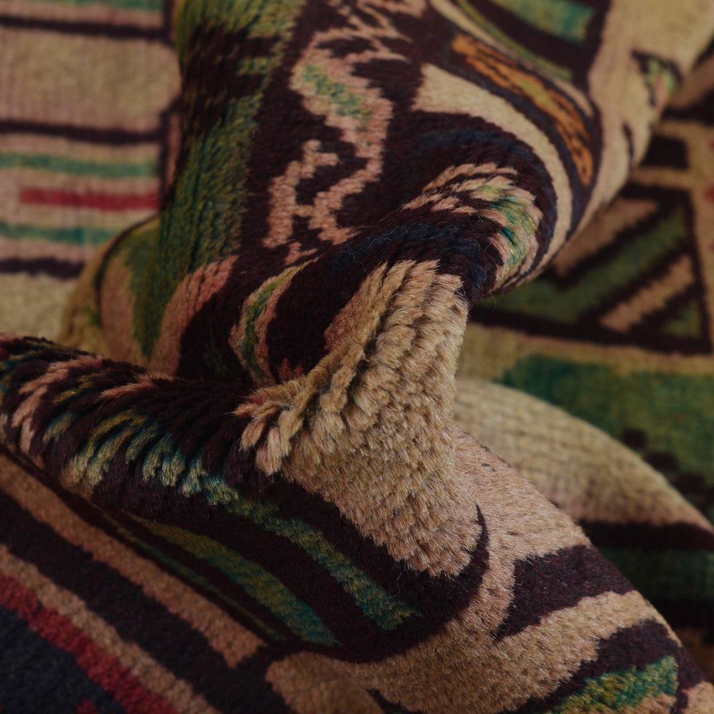 Prayer Rug Handmade Afghan Craft 4.7x3.1 ft