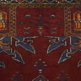 Afghan Tribal Prayer Rug Design 3.7x2.6 ft