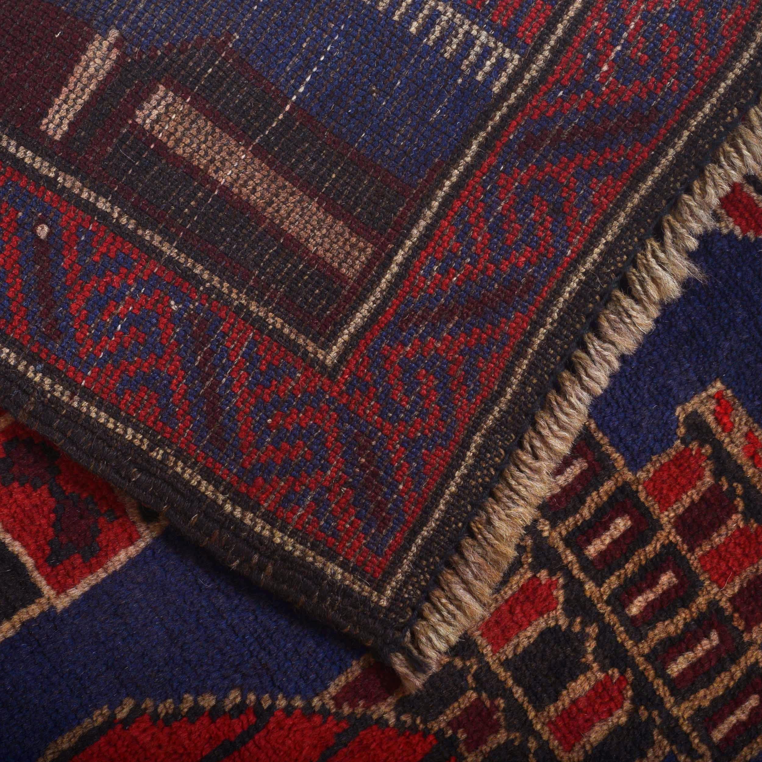 Handwoven Afghan Prayer Mat 4.5x2.9 ft