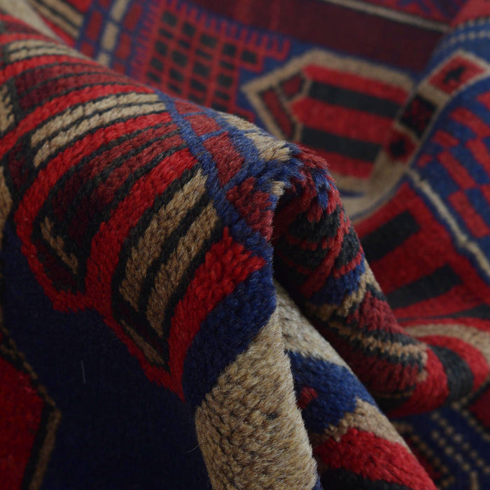 Handwoven Afghan Prayer Mat 4.5x2.9 ft