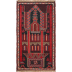 Artisan Crafted Prayer Rug 4.9x2.7 ft