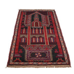 Artisan Crafted Prayer Rug 4.9x2.7 ft