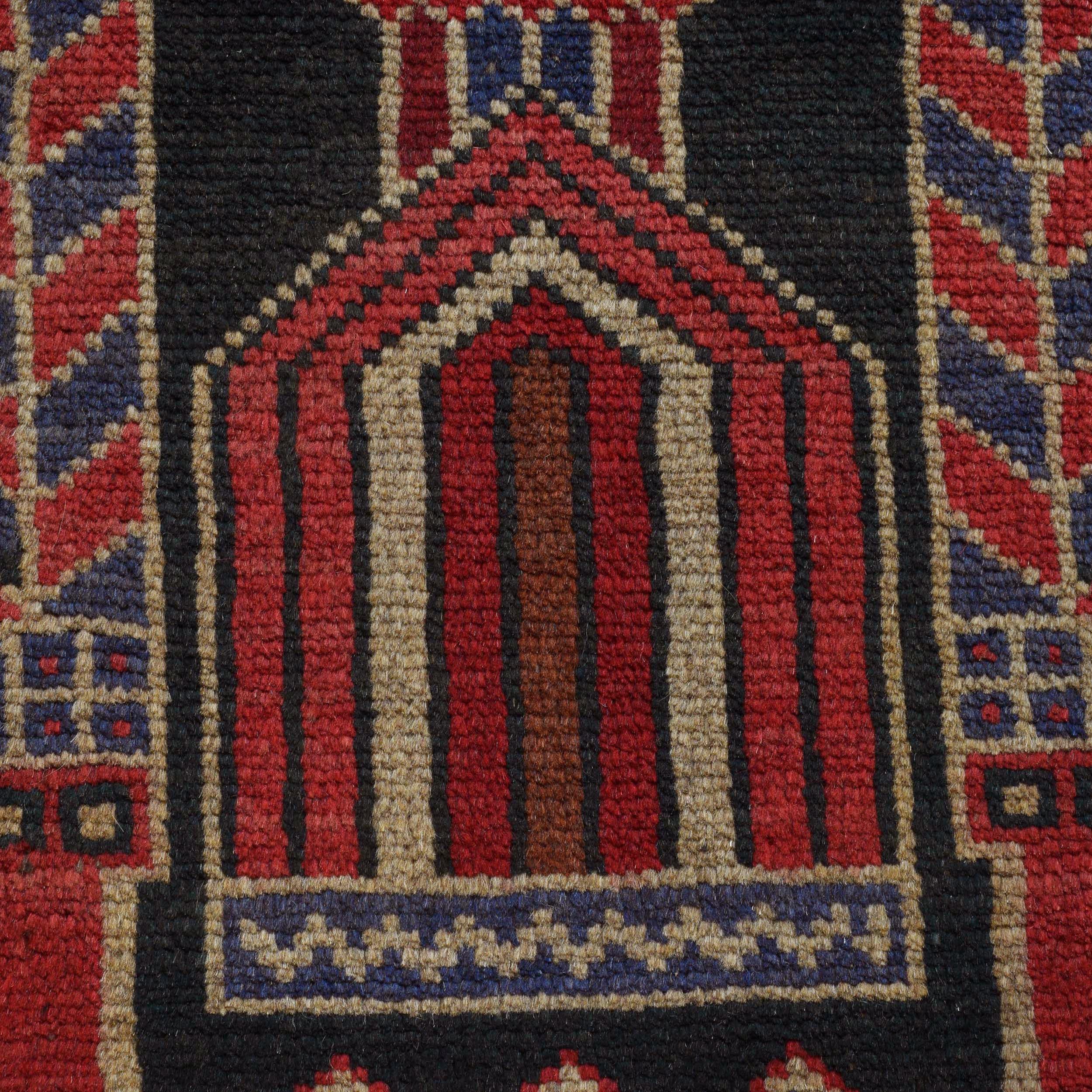 Artisan Crafted Prayer Rug 4.9x2.7 ft