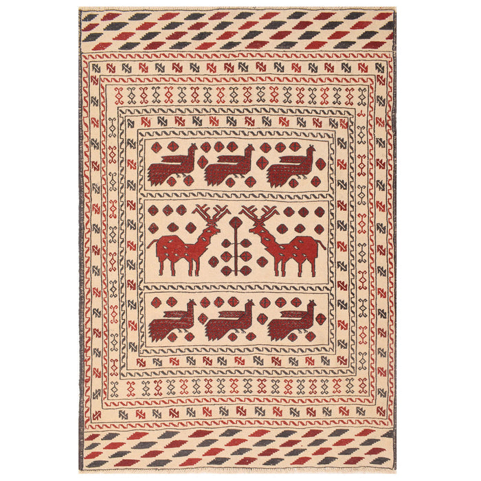 Timeless Afghan Soumak Kilims, 