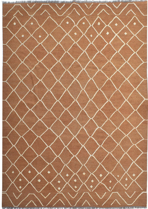 Handmade Flat Weave Afghan Chobi Kilim Wool Area Rug