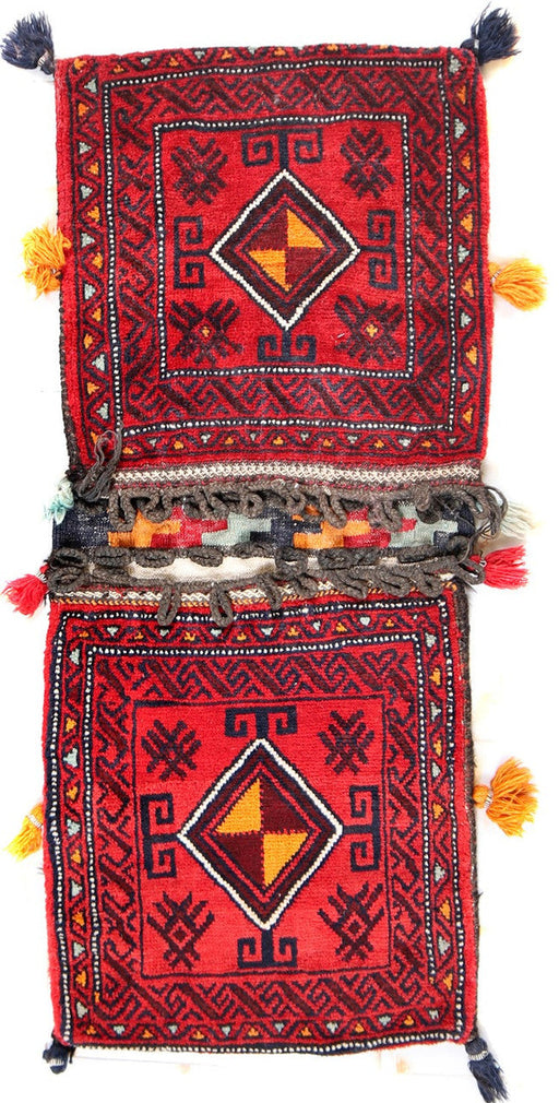Saddle Bag, Hand Made, Saddle Bag, Traditional Rug, Pashtun Culture,