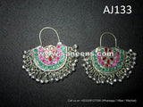 Afghan Kochi Earrings American Tribal Style Boho Retro Indie Hippie Girls