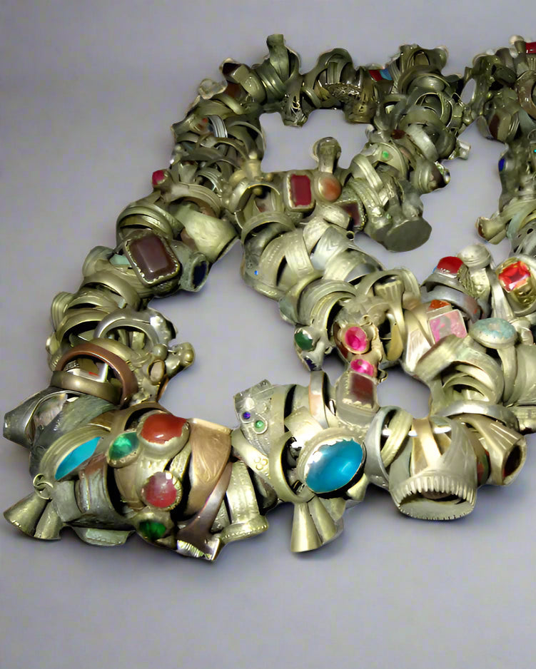 Rings Lot with Precious Gemstones