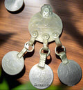 Tribal Coins, Big Size Afghan Coins With hanging coins 
