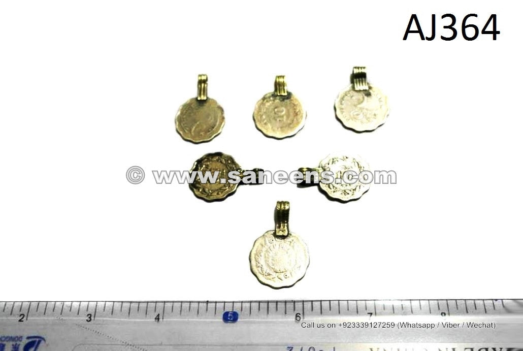 pashtun tribal artwork flower coins