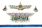 kuchi pashtun jewelry set necklace earrings haddress