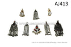 afghan kuchi tribal artwork pendants