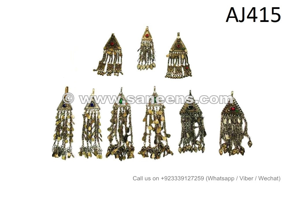 afghan kuchi tribal ethnic pendants