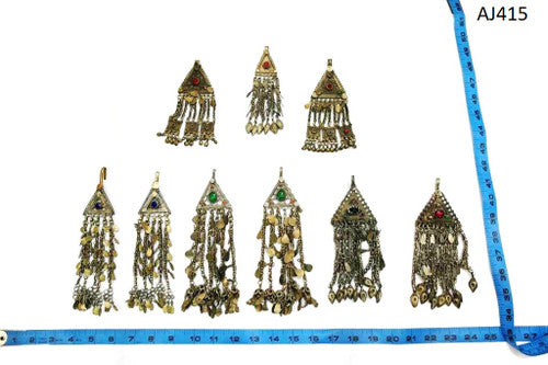 Kuchi Tribal  Dangles Buttons With Chains 1 KG