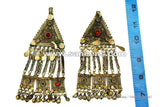 Kuchi Tribal  Dangles Buttons With Chains 1 KG