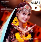Kuchi Jewellery Pashtun Singer Headdress Forehead Ornaments