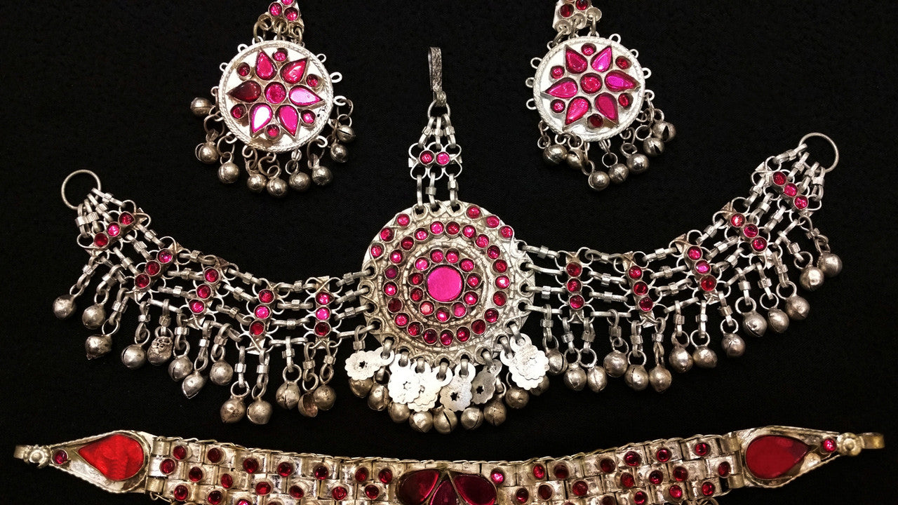 pashtun wedding jewellery headdress