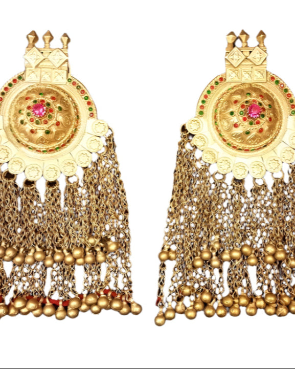 afghan jewelry, kuchi pendants