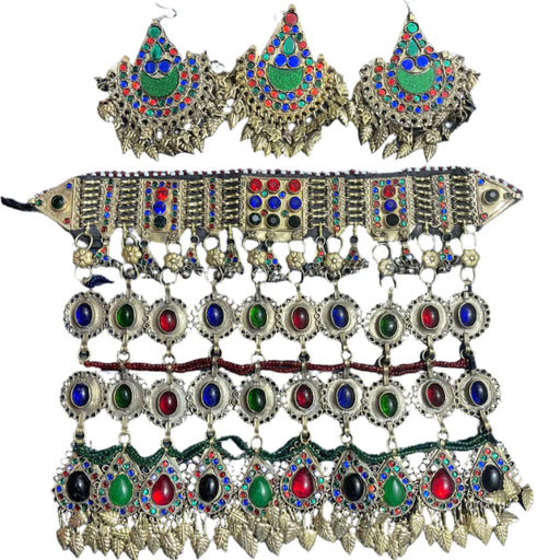 afghan kuchi fashion long jewelry set