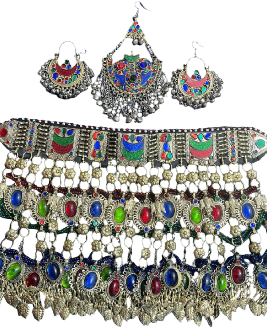 Gypsy Long Choker Necklace Set