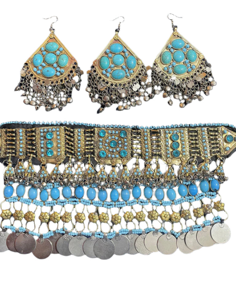 afghan kuchi jewellery set