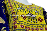 Afghan Women Long Shirt Tribal Fusion Art Work Vintage Costume Gypsy Ethnic Frock