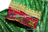 Afghan Women Long Frock Kuchi Fashion Vintage Shirt With Nice Sequin Work