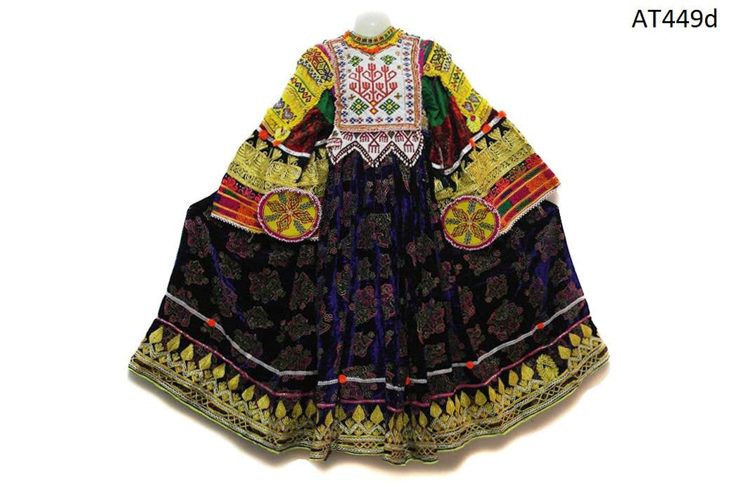 Tribal Fashion Vintage Frock Afghani Women Long Dress Asian Ethnic Garments