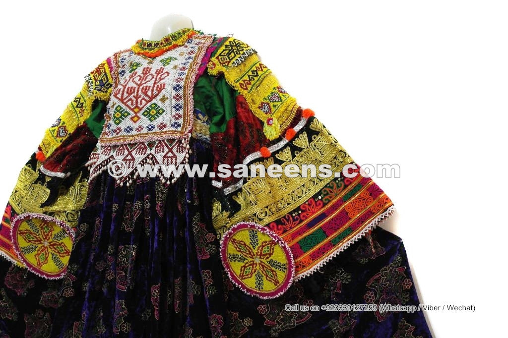Tribal Fashion Vintage Frock Afghani Women Long Dress Asian Ethnic Garments