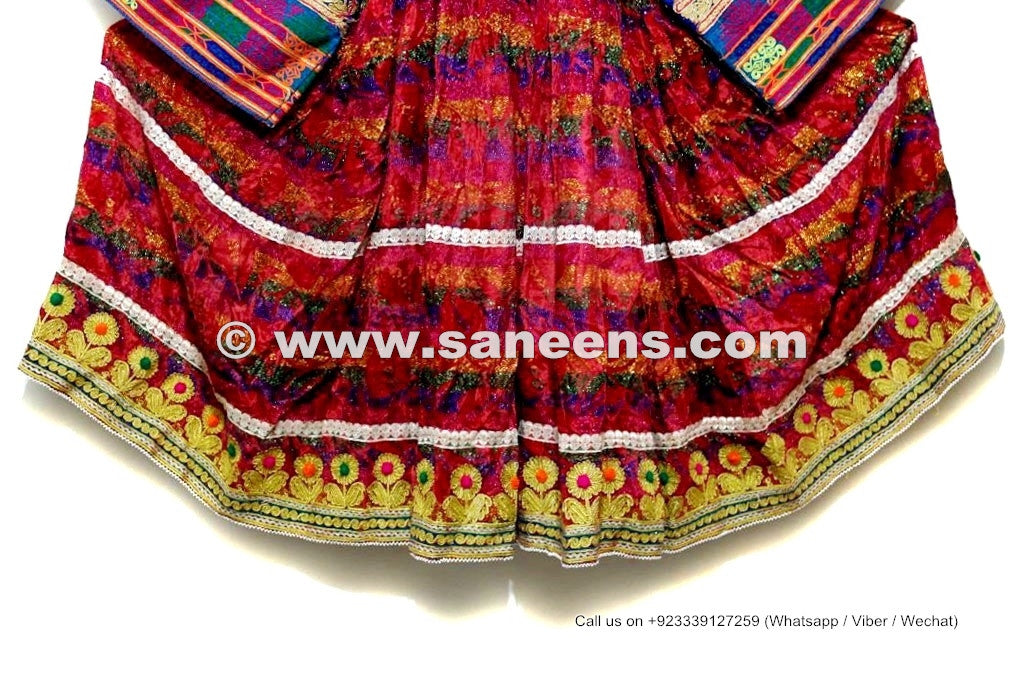Kuchi Tribal Art Embroidered Dress Afghan Nomad Vintage Costume Online